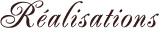 Réalisations